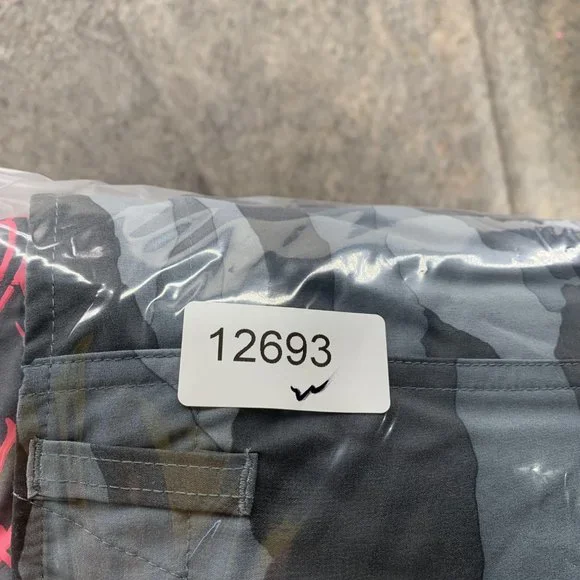 Nike Pants Women Small Ladies Camo Gray Black Pockets Cargo Outdoors Dri Fit VTG - Picture 12 of 12